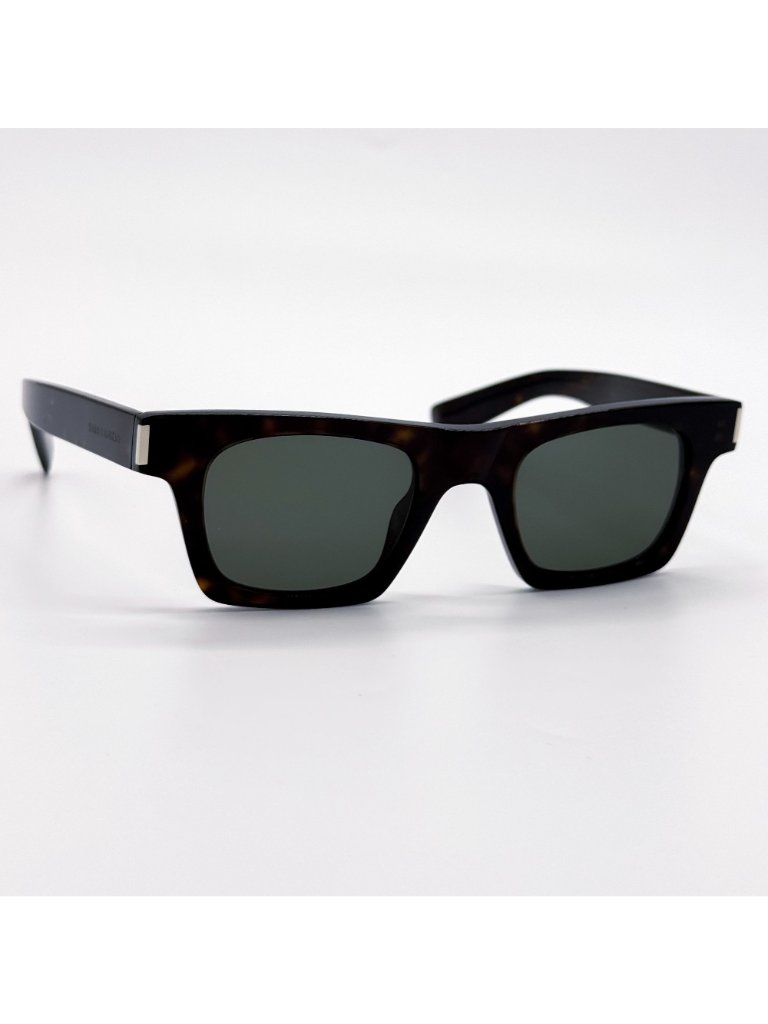 New Saint Laurent Havana Green Unisex Sunglasses Sl719 002